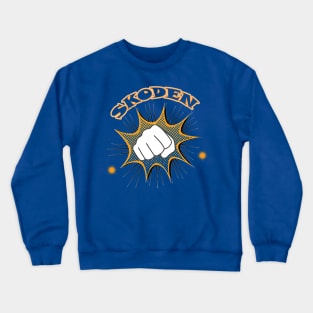 SKODEN flash KO fist design Crewneck Sweatshirt